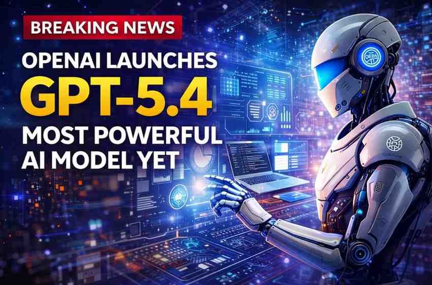OpenAI Launches GPT-5.4: Most Powerful AI Model Yet With Advanced Reasoning, Coding, and Tool Use